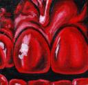 Laura #21.5 - 6×6″ - Acrylic on Canvas